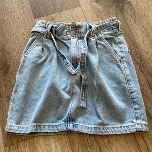 Hollister denim skirt